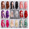 cosplay wig fashion long grils wigs Wine red/black / silvery white/synthetic cosplay 70cm